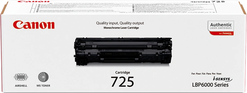 Canon 725 Noir(e) Toner (3484B002)