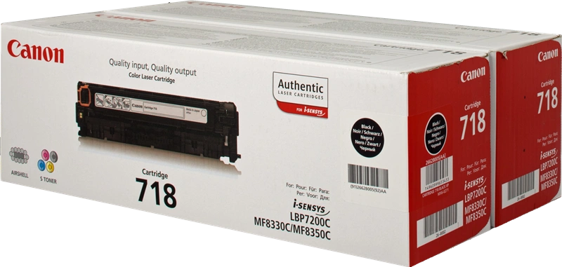 Canon 718BK VP Multipack Noir(e) (2662B005)