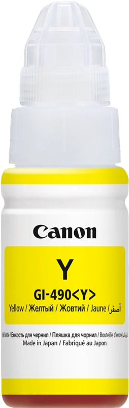 Canon GI-490y Jaune Cartouche d'encre (0666C001)
