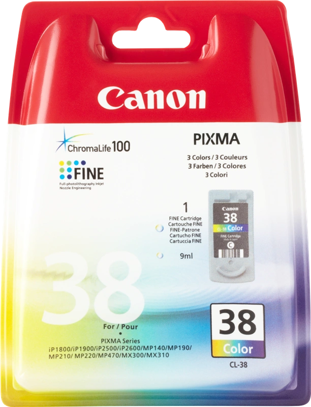 Canon CL-38 Plusieurs couleurs Cartouche d'encre (2146B001)
