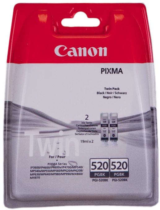 Canon PGI-520BK Twin Multipack Noir(e) (2932B012)