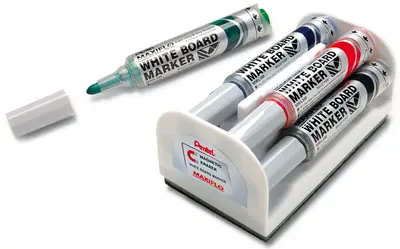 Pentel Set marqueur pour tableau blanc MAXIFLO MWL5M