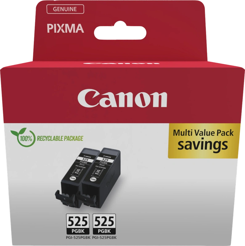 Canon PGI-525 PGBK Twin Multipack Noir(e) (4529B017)