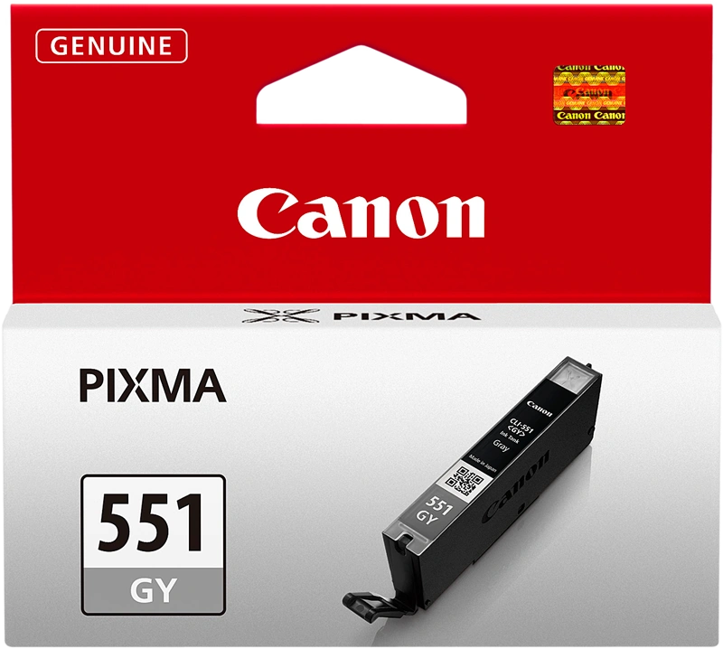 Canon CLI-551GY Gris Cartouche d'encre (6512B001)