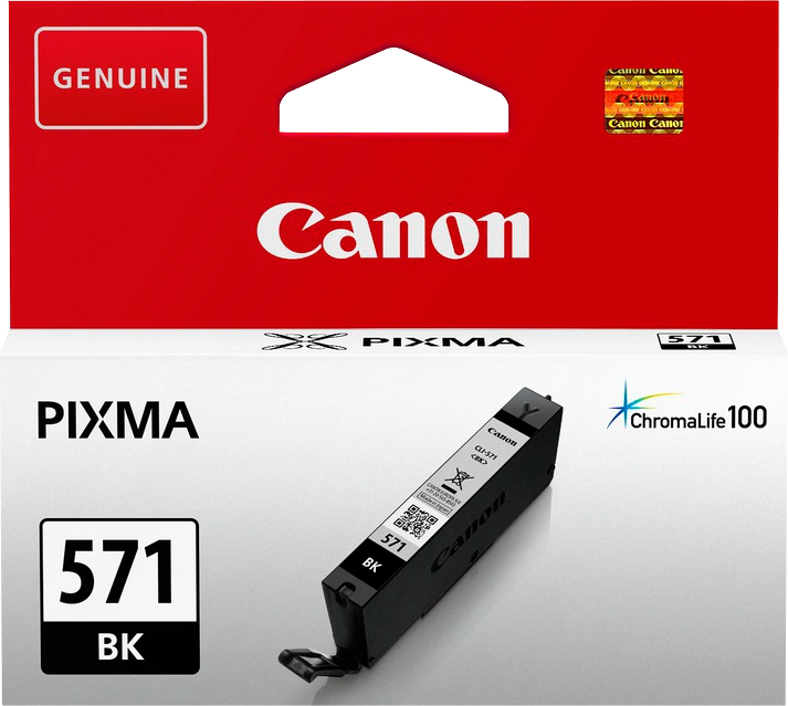Canon CLI-571bk Noir(e) Cartouche d'encre (0385C001)