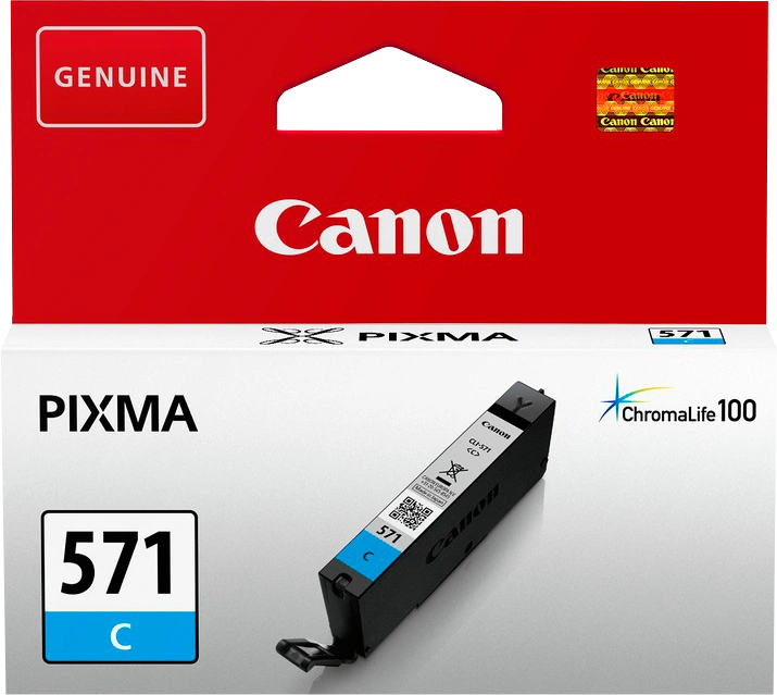 Canon CLI-571c Cyan Cartouche d'encre (0386C001)