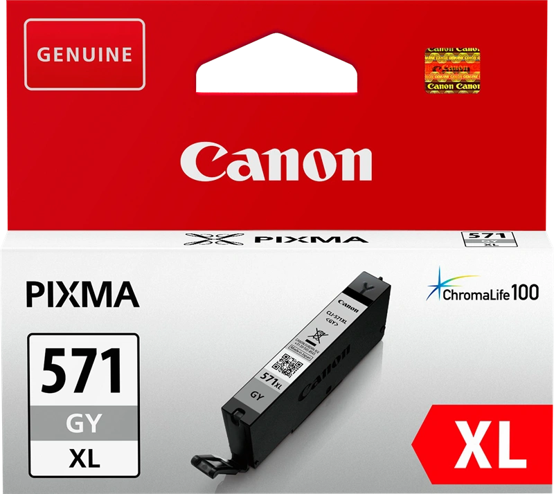 Canon CLI-571gy XL Gris Cartouche d'encre (0335C001)