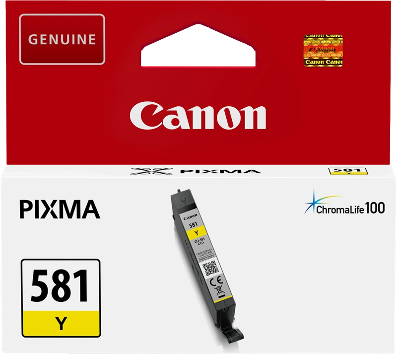 Canon CLI-581y Jaune Cartouche d'encre (2105C001)