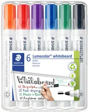 STAEDTLER Marqueur tableau blanc 351 Lumocolor, étui de 6
