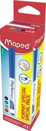 Maped Feutre à tableau blanc Marker'Peps, pack promo de 12