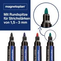 magnetoplan Marqueur pour tableau blanc et chevalet PRO+