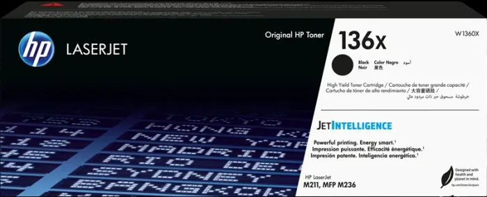 HP 136X Noir(e) Toner (W1360X)