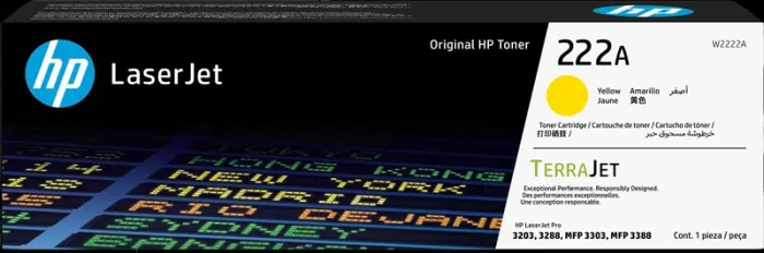 HP 222A Jaune Toner (W2222A)