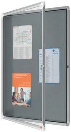 nobo Vitrine d'affichage Premium Plus, feutre, 6x A4, bleu