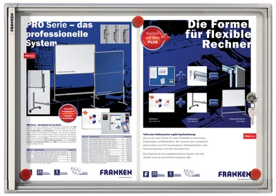 FRANKEN Vitrine d'affichage X-tra!Line, 4 x format A4