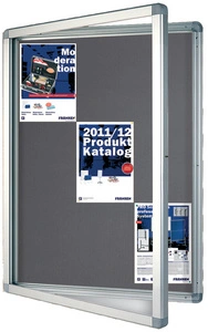 FRANKEN Vitrine d'affichage ECO pour 9x A4, dos en feutre