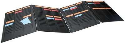 nobo Mini-Planning portable, 3 colonnes de 16 fentes/volet