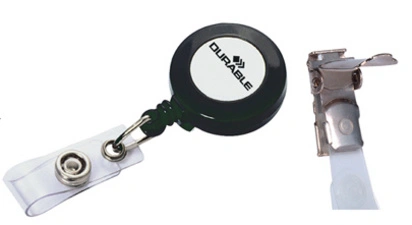 DURABLE Badge, ouvert en haut, sans clip