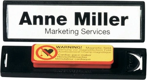 DURABLE Badge Clip-Card, avec aimant, 67 x 17 mm