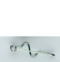 DURABLE Porte-badge avec épingle torsadée, 60 x 30 mm