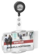 DURABLE Porte-badge "ECO", pour 2 badges, noir