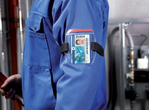 DURABLE Porte-badge "OUTDOOR SECURE", pour 1 badge