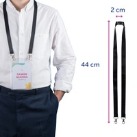 AVERY Tour de cou avec double mousqueton, 20 x 440 mm, noir