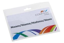 EUROPEL Porte-badge, ouvert sur l'avant, 60 x 90 mm