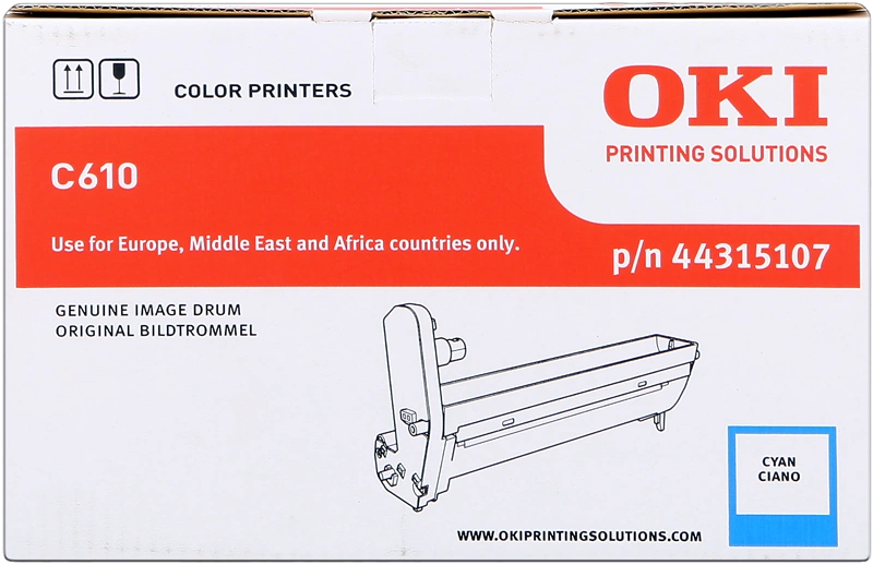 OKI 44315107 Tambour d'image Cyan (C610)