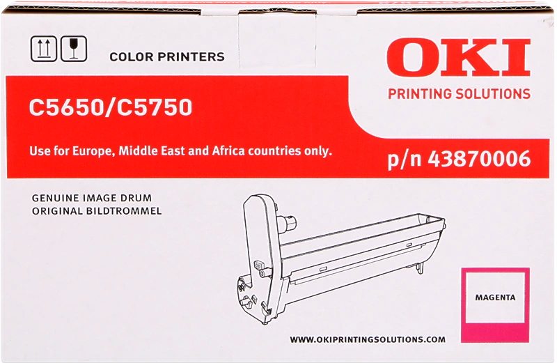 OKI 43870006 Tambour d'image Magenta (C5650/5750)
