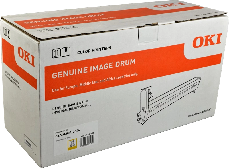 OKI 46857505 Tambour d'image Jaune (C824)