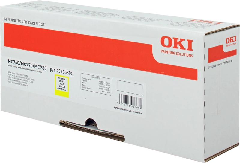 OKI 45396301 Jaune Toner