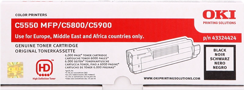 OKI 43324424 Noir(e) Toner