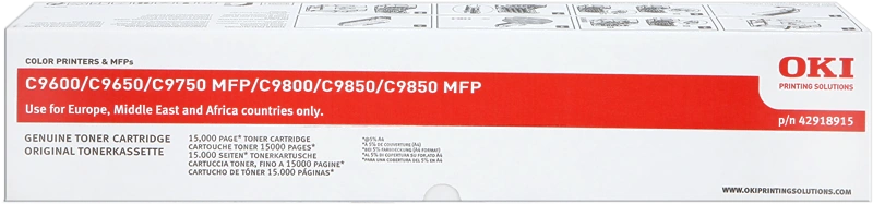 OKI 42918915 Cyan Toner