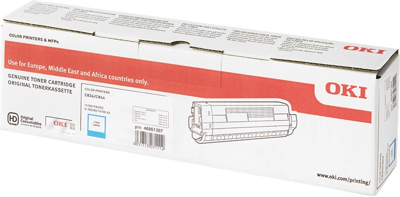 OKI 46861307 Cyan Toner