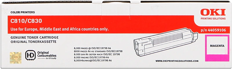 OKI 44059106 Magenta Toner