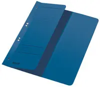 LEITZ Chemise à oeillets, carton manille, A4, bleu