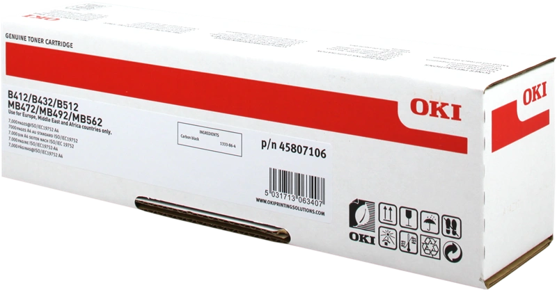 OKI 45807106 Noir(e) Toner