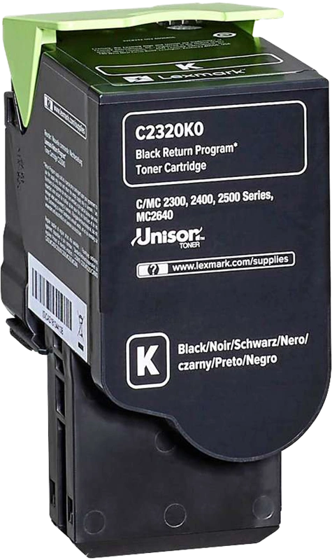 Lexmark C2320K0 Noir(e) Toner (C/MC2325/2425/2535)