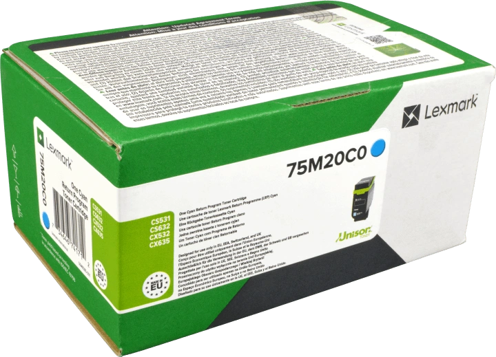 Lexmark 75M2XC0 Cyan Toner (CS632/CX635)