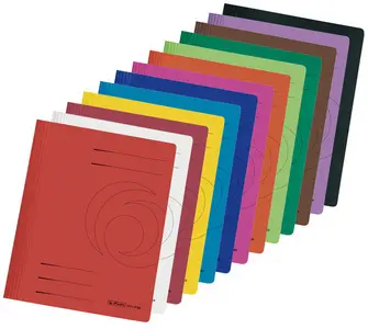 herlitz Chemise à lamelle easyorga, carte lustrée, blanc