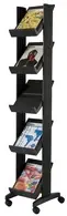 PAPERFLOW Porte-prospectus Corner easyDisplays, noir
