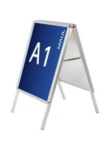 MAUL Porte-affiches, A0-825 X 1.173 mm, 2 cadres rabattables