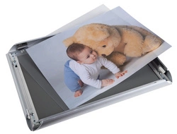 EXACOMPTA Cadre porte-affiche en aluminium, A1, argent