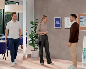 FRANKEN Cadre porte-affiche PRO Security, A4, verrouillable