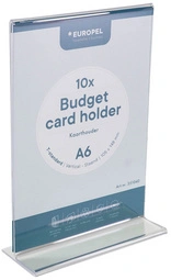 EUROPEL Porte-visuel Budget, A6 portrait, droit