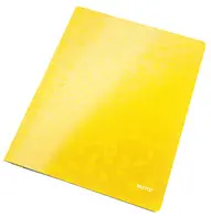 LEITZ Chemise à lamelle WOW, A4, en carton, jaune