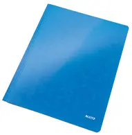 LEITZ Chemise à lamelle WOW, A4, en carton, bleu métallisé