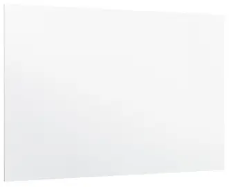 Bi-Office Tableau blanc en plaque 1.150 x 750 mm, sans cadre