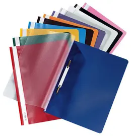 herlitz Chemise à lamelle, A4, en film PP, couleurs